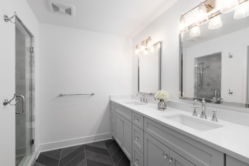 Master Bathroom with Double Vanities
